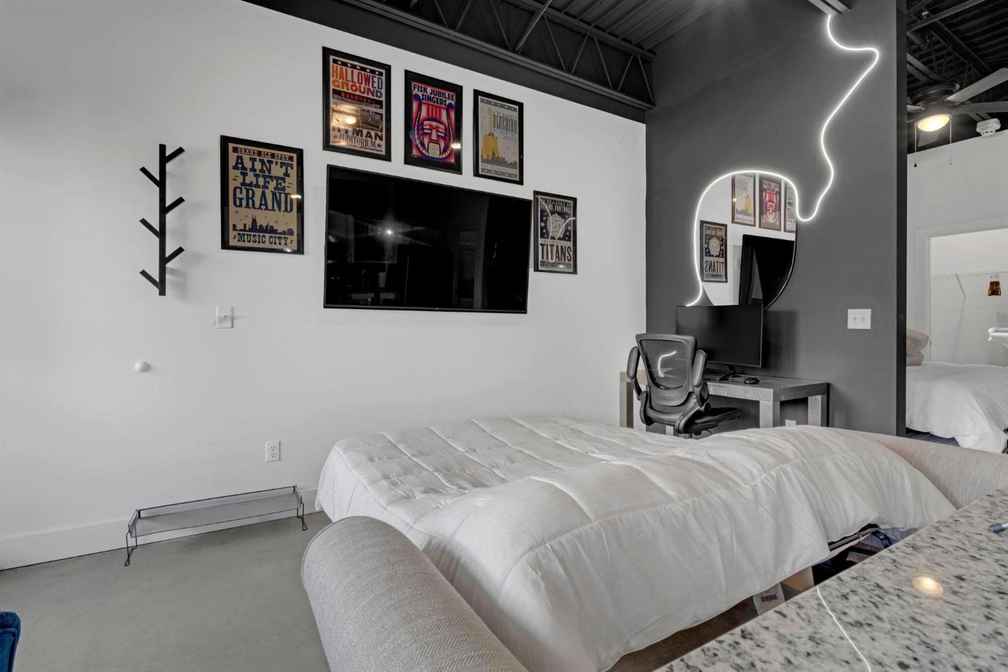 New Studio Sleeps 4 - 7 Mins To Dwtn Nashville Eksteriør bilde