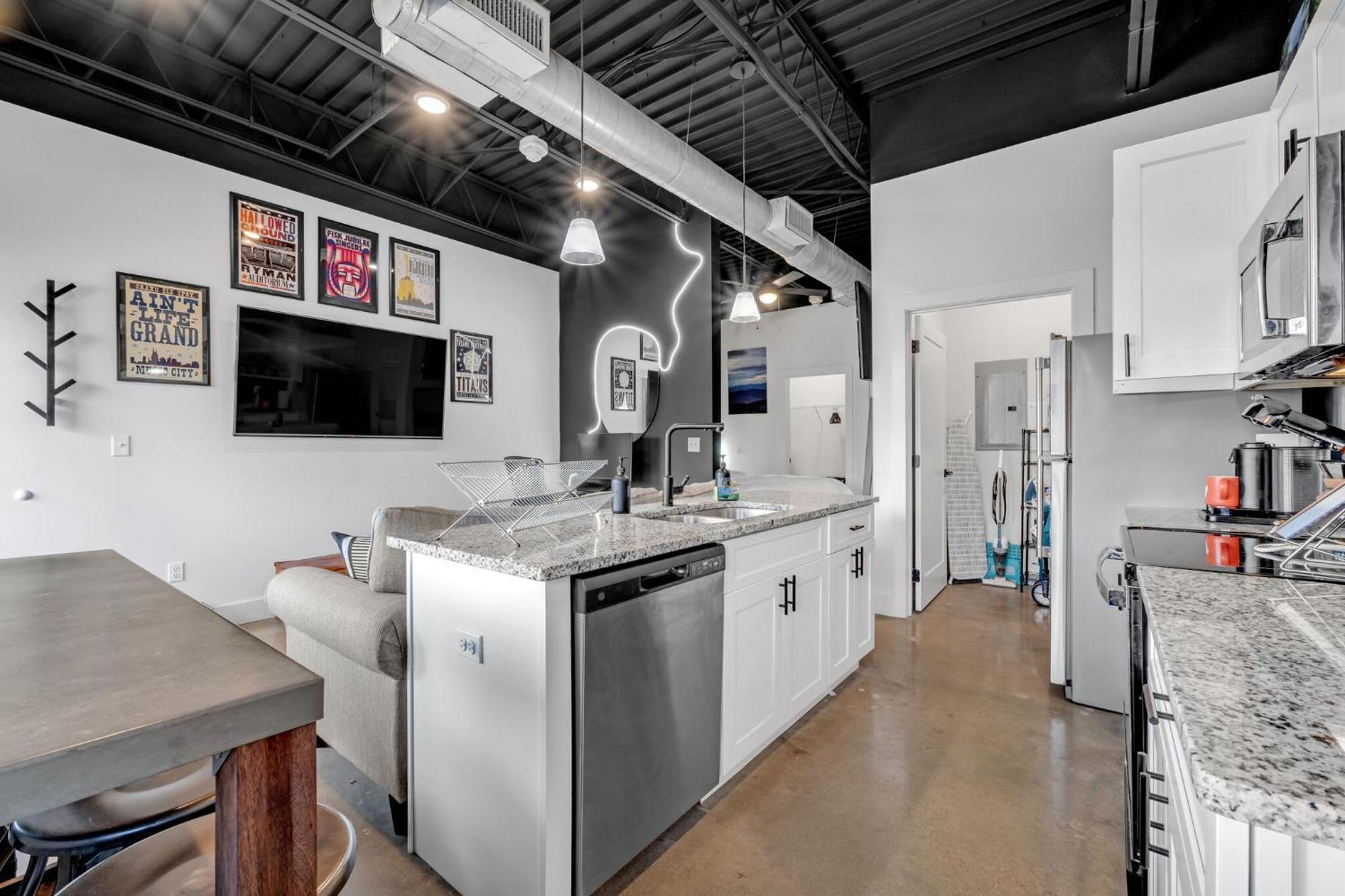 New Studio Sleeps 4 - 7 Mins To Dwtn Nashville Eksteriør bilde